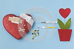 Heart cure and transplant photo