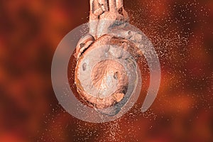 Heart disease concept