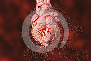 Heart disease concept