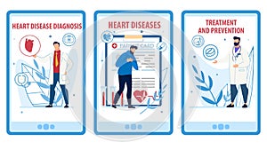 Heart Disease Prevention and Treatment Webpage Set
