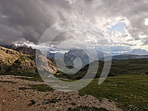 In the heart of the Dolomites, Alps