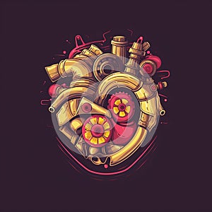 heart engine, concept art