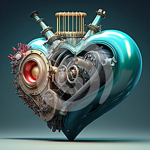 heart engine, concept art