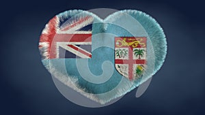 Heart of the Fiji flag. photo