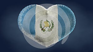 Heart of the flag of Guatemala. photo