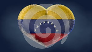 Heart of the flag of Venezuela. photo