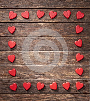 Heart Frame Background Valentine