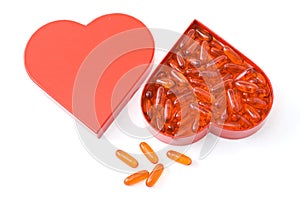 Heart friendly fish oil capsule