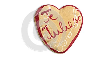 Heart of gingerbread