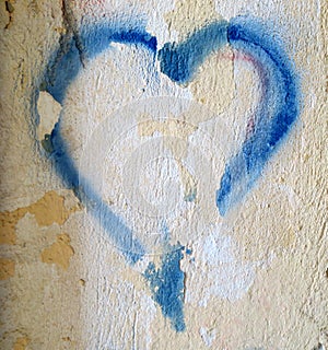 Heart graffiti