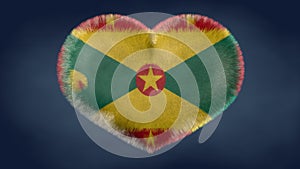 Heart of the Grenada flag. photo