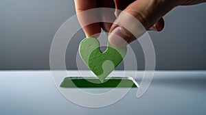 The Heart in Hand.AI generated image