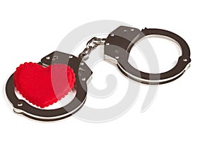 Heart in handcuffs