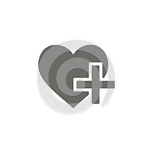 Heart, Health, Care icon. Element of blood donation icon. Premium quality graphic design icon. Signs and symbols collection icon