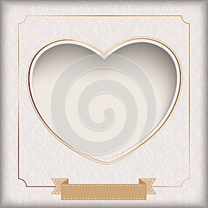 Heart Hole Noble Classic Ornaments Ribbon