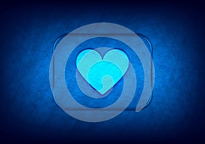 Heart icon abstract digital design blue background