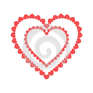 heart icon isolated on white