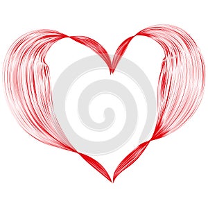 Heart  icon, love and romance symbol