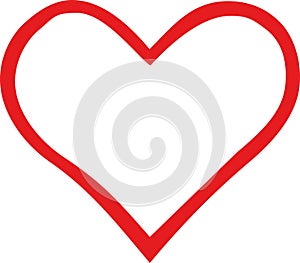 Heart icon outline