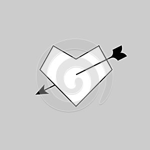 Heart icon vector design