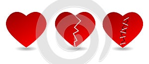 Heart icons