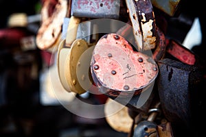 Heart lock for lovers