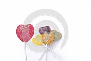 Heart Lollipop Candy photo