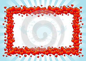 Heart love frame