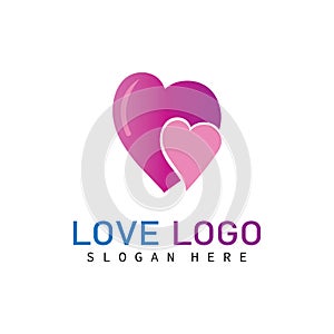heart love logo company bussines