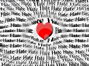 Heart of Love More Powerful than Hate