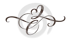 Heart love sign forever. Infinity Romantic symbol linked, join, passion and wedding. Template for t shirt, card, poster