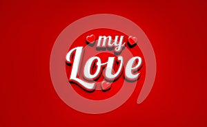 Heart love vector valentine cards symbol of Red lovely Couple romantic