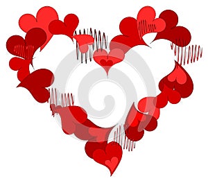 Heart vector illustration photo