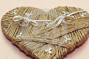 Heart made of strings