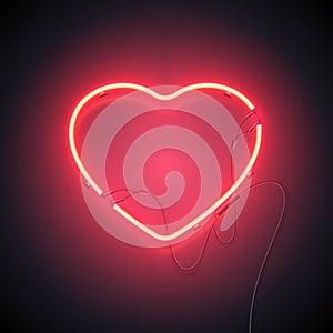 Heart neon sign2