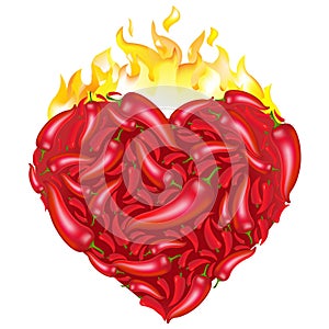 Heart From Pepper
