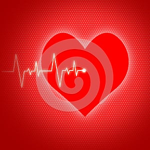 Heart Pulse Indicates Preventive Medicine And Cardiogram