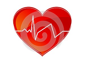 Heart pulse logo