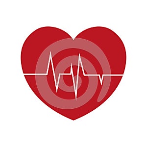 heart rate health cardiology symbol