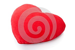 Heart red pillow, cushion