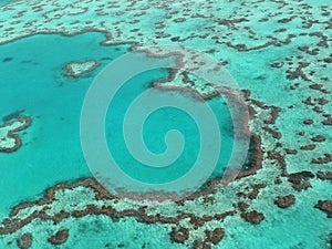 Heart Reef & The great barrier reef