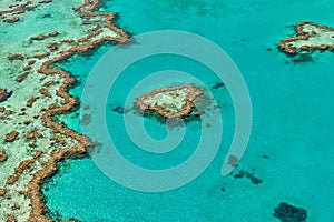 Heart Reef. Hardy reef. Great Barrier Reef. Queensland. Australia