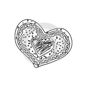 Heart romanticism symbol