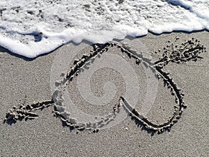 Heart in Sand Beach photo