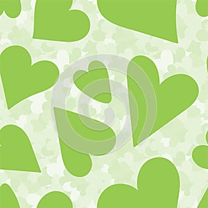 Heart seamless pattern. Vector love illustration. Valentine`s Day, Mother`s Day, wedding, scrapbook, gift wrapping paper, textil