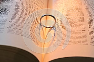 Heart shadow with ring