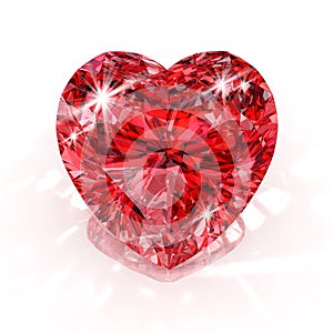 Cuore Viso diamante 