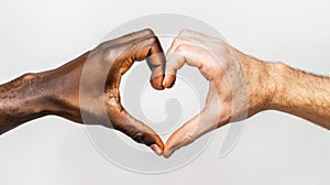 A Heart Shape with Hands. AI generated