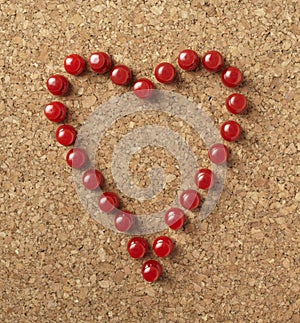 Heart shape love romance