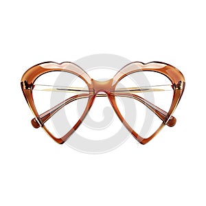 Heart Shape Sun Glasses on Transparent Background - Ai Generated